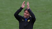 Antonio Conte lors de ses adieux à l'Inter de Milan.